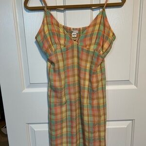 Billabong Pastel Plaid Dress